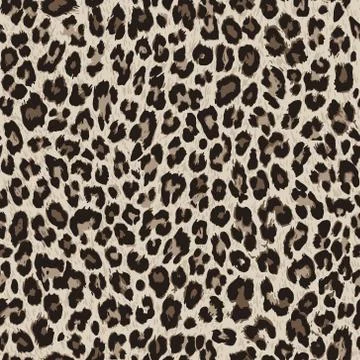 Vector seamless pattern. Leopard skin texture 스톡 일러스트
