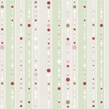 Vector seamless pattern with lines and dot Stock Illustration