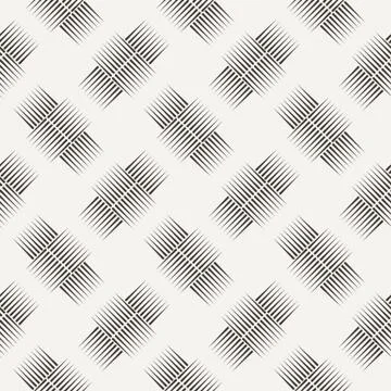 Vector seamless pattern of lines Stock Illustration