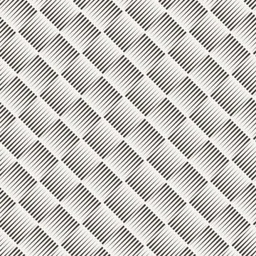 Vector seamless pattern of lines Stock Illustration