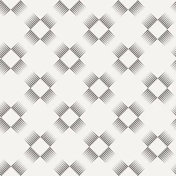 Vector seamless pattern of lines Stock Illustration