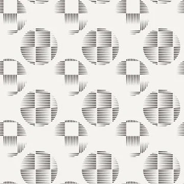 Vector seamless pattern of lines Stock Illustration
