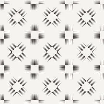 Vector seamless pattern of lines Stock Illustration