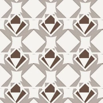 Vector seamless pattern of lines Stock Illustration