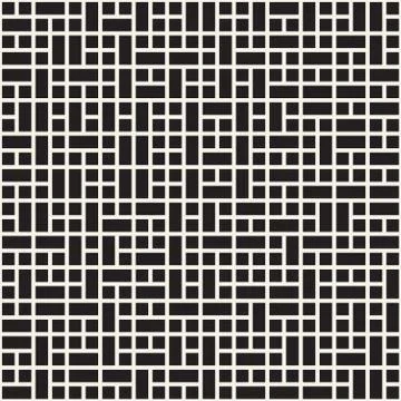 Vector seamless pattern. Mesh repeating texture. Linear grid with chaotic sha 스톡 일러스트