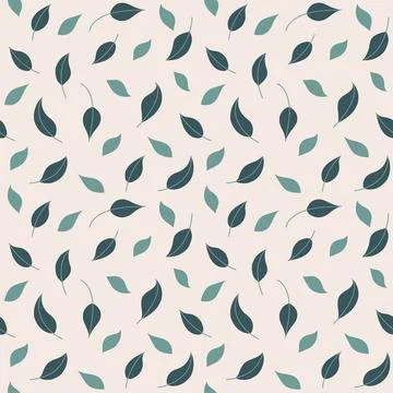 This vector seamless pattern, in a minimalist flat art style. Stock Illustration