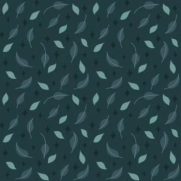 This vector seamless pattern, in a minimalist flat art style. Stock Illustration