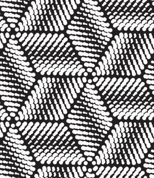 Vector seamless pattern. Modern geometric dots background Stock Illustration