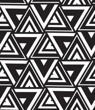 Vector seamless pattern. Modern geometric texture. Repeating abstract backgro Stock Illustration