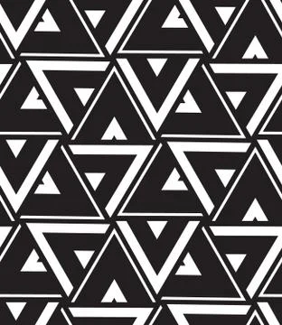 Vector seamless pattern. Modern geometric texture. Repeating abstract backgro Stock Illustration