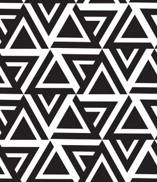 Vector seamless pattern. Modern geometric texture. Repeating abstract backgro Stock Illustration