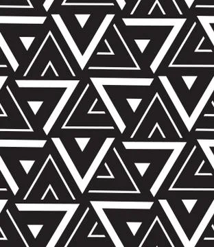 Vector seamless pattern. Modern geometric texture. Repeating abstract backgro Stock Illustration