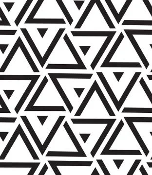 Vector seamless pattern. Modern geometric texture. Repeating abstract backgro Stock Illustration