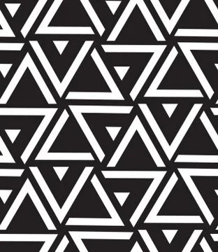 Vector seamless pattern. Modern geometric texture. Repeating abstract backgro Stock Illustration