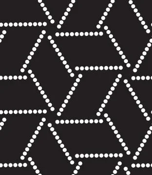 Vector seamless pattern. Modern geometric dots background Stockillustratie