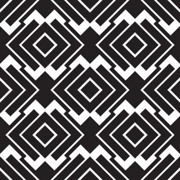 Vector seamless pattern. Modern geometric texture, abstract back 스톡 일러스트