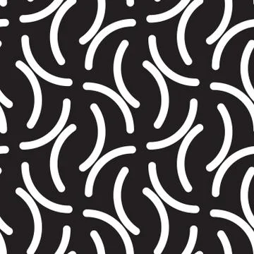 Vector seamless pattern. Modern geometric background in memphis Illustrazione stock