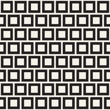 Vector seamless pattern. Modern geometric lattice texture. Repeating backgrou Illustrazione stock