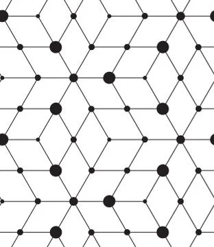 Vector seamless pattern. Modern line geometric background Stock Illustration