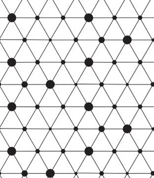 Vector seamless pattern. Modern line geometric background Stock Illustration