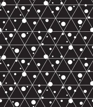 Vector seamless pattern. Modern line geometric background Stock Illustration