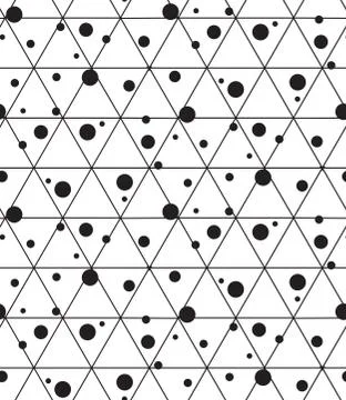 Vector seamless pattern. Modern line geometric background Stock Illustration