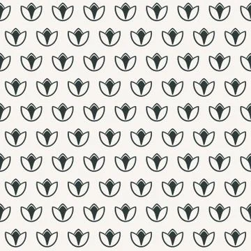 Vector seamless pattern. Modern stylish texture Stock Illustration