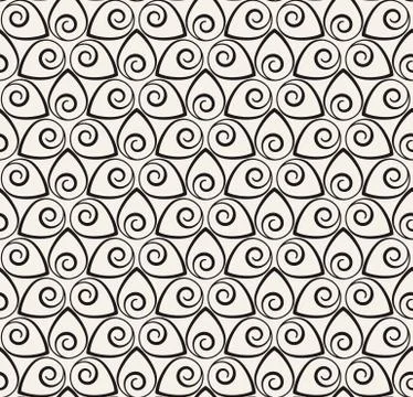 Vector seamless pattern. Modern stylish texture. Repeating geometric background イラスト素材