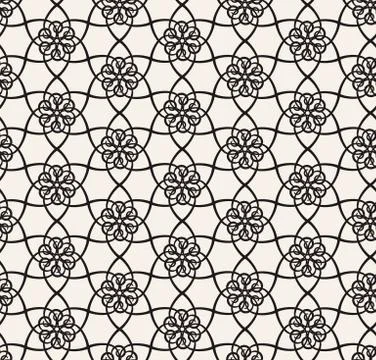 Vector seamless pattern. Modern stylish texture. Repeating geometric background Stock Illustration