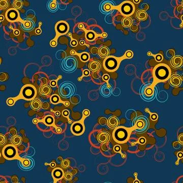 Vector seamless pattern. Modern stylish texture. Repeating abstract background Stock Illustration