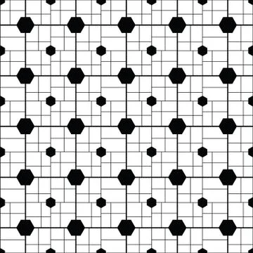 Vector seamless pattern. Modern stylish texture. Repeating geometric tiles wi Stock Illustration