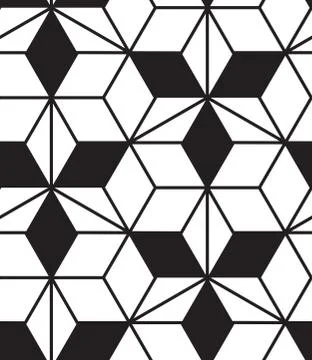 Vector seamless pattern. Modern stylish line, hexagon geometric Illustrazione stock