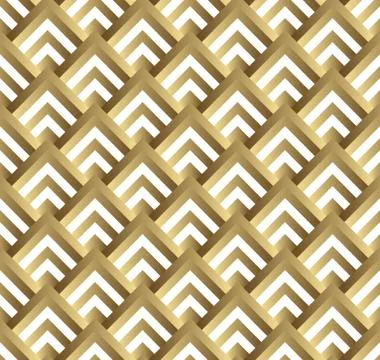Vector seamless pattern. Modern stylish square texture. Gold and white seamless 스톡 일러스트