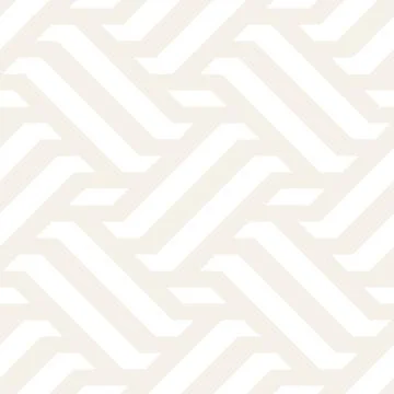 Vector Seamless Pattern. Modern Stylish Interlacing Lines Texture. Geometric Illustrazione stock