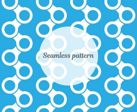 Vector seamless pattern. Modern stylish texture. Repeating geometric objects Stock Illustration