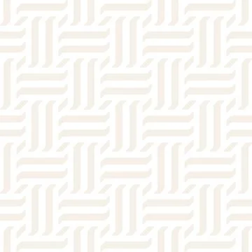 Vector Seamless Pattern. Modern Stylish Interlacing Lines Texture. Geometric Stock Illustration