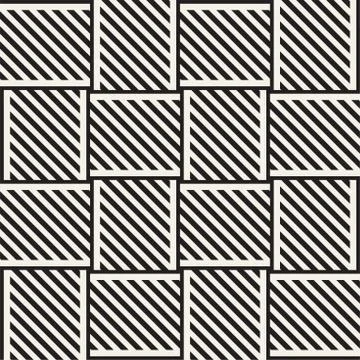 Vector Seamless Pattern. Modern Stylish Interlacing Lines Texture. Geometric Stock Illustration