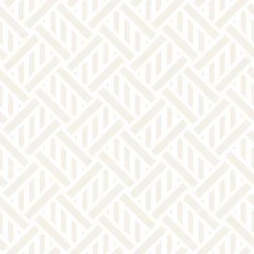 Vector Seamless Pattern. Modern Stylish Interlacing Lines Texture. Geometric Illustrazione stock