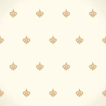 Vector seamless pattern. Modern stylish texture design in Victorian style Illustrazione stock