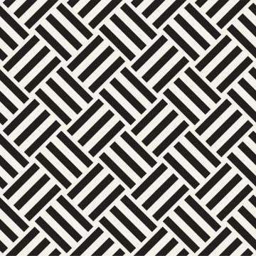 Vector Seamless Pattern. Modern Stylish Interlacing Lines Texture. Geometri.. Stock Illustration