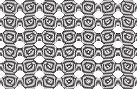 Vector seamless pattern. Modern stylish texture. Geometric striped ornament.. Stock-Illustration