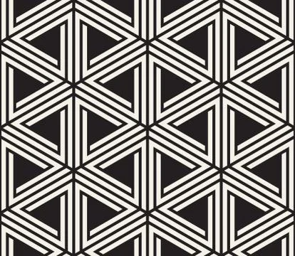 Vector seamless pattern. Modern stylish abstract texture. Repeating geometric Stock Illustration