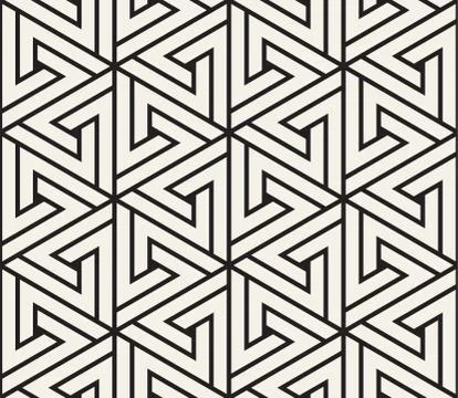 Vector seamless pattern. Modern stylish abstract texture. Repeating geometric Stock Illustration