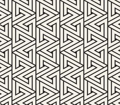 Vector seamless pattern. Modern stylish abstract texture. Repeating geometric Stock Illustration
