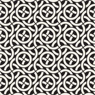Vector seamless pattern. Modern stylish abstract texture. Repeating geometric 스톡 일러스트