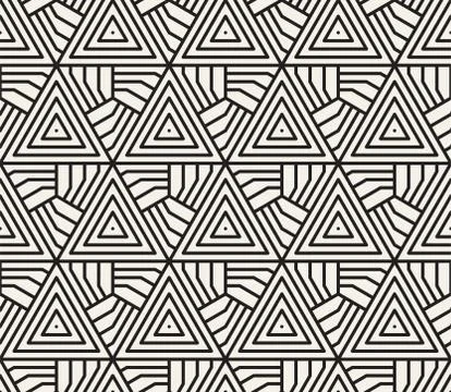 Vector seamless pattern. Modern stylish abstract texture. Repeating geometric 스톡 일러스트