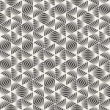 Vector seamless pattern. Modern stylish abstract texture. Repeating geometric Stock Illustration