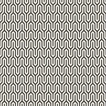 Vector seamless pattern. Modern stylish abstract texture. Repeating geometric Stock Illustration