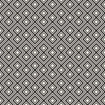 Vector seamless pattern. Modern stylish abstract texture. Repeating geometric Illustrazione stock