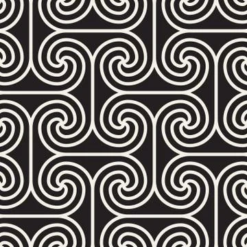 Vector seamless pattern. Modern stylish abstract texture. Repeating geometric Stock Illustration